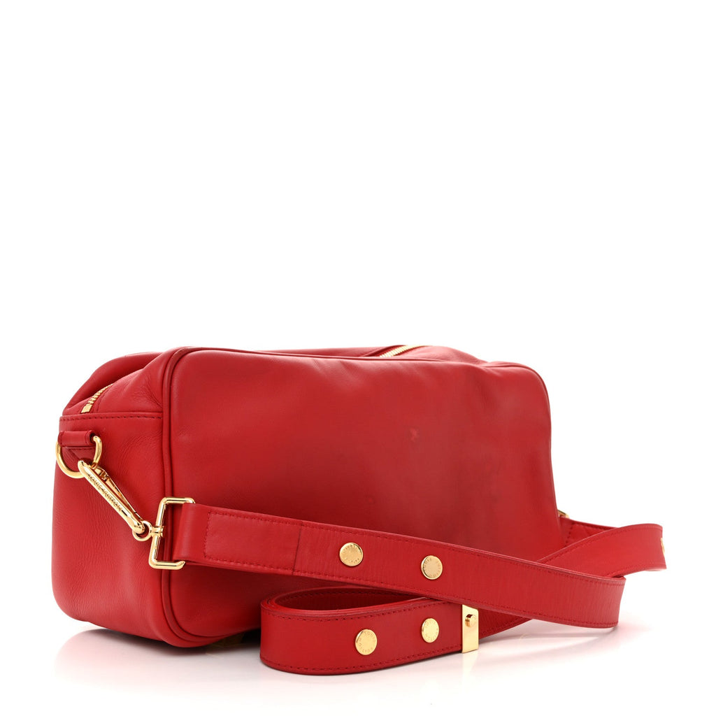 Louis Vuitton Supple Calfskin Paname Take Off Flight Overseas Bag Red