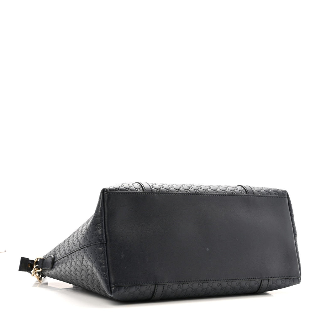 Gucci Soft Microguccissima Dome Satchel Navy