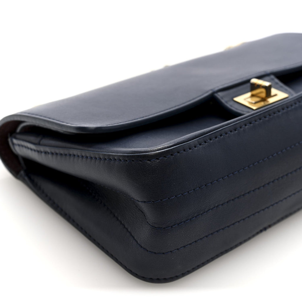 Chanel Calfskin Nude 2.55 Reissue 225 Flap Blue