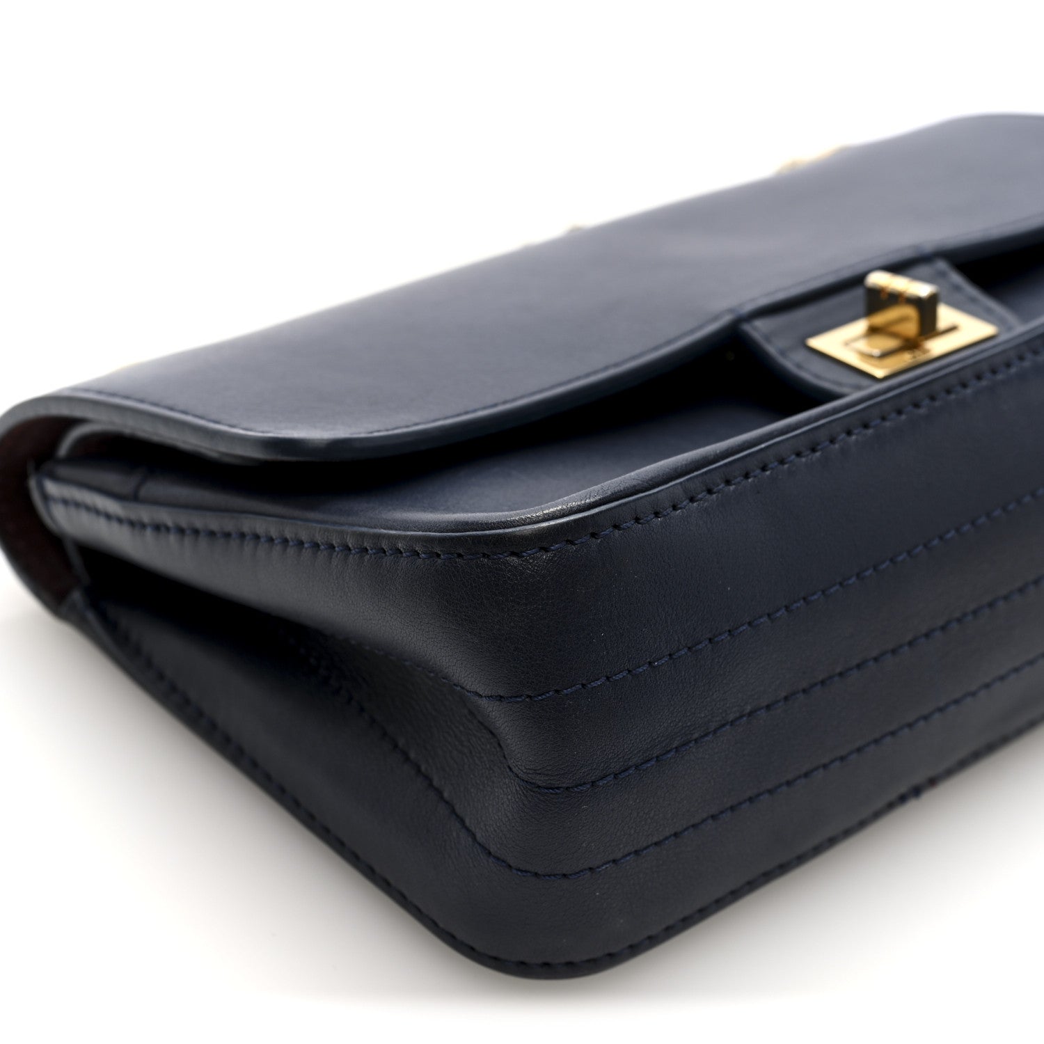 Chanel Calfskin Nude 2.55 Reissue 225 Flap Blue