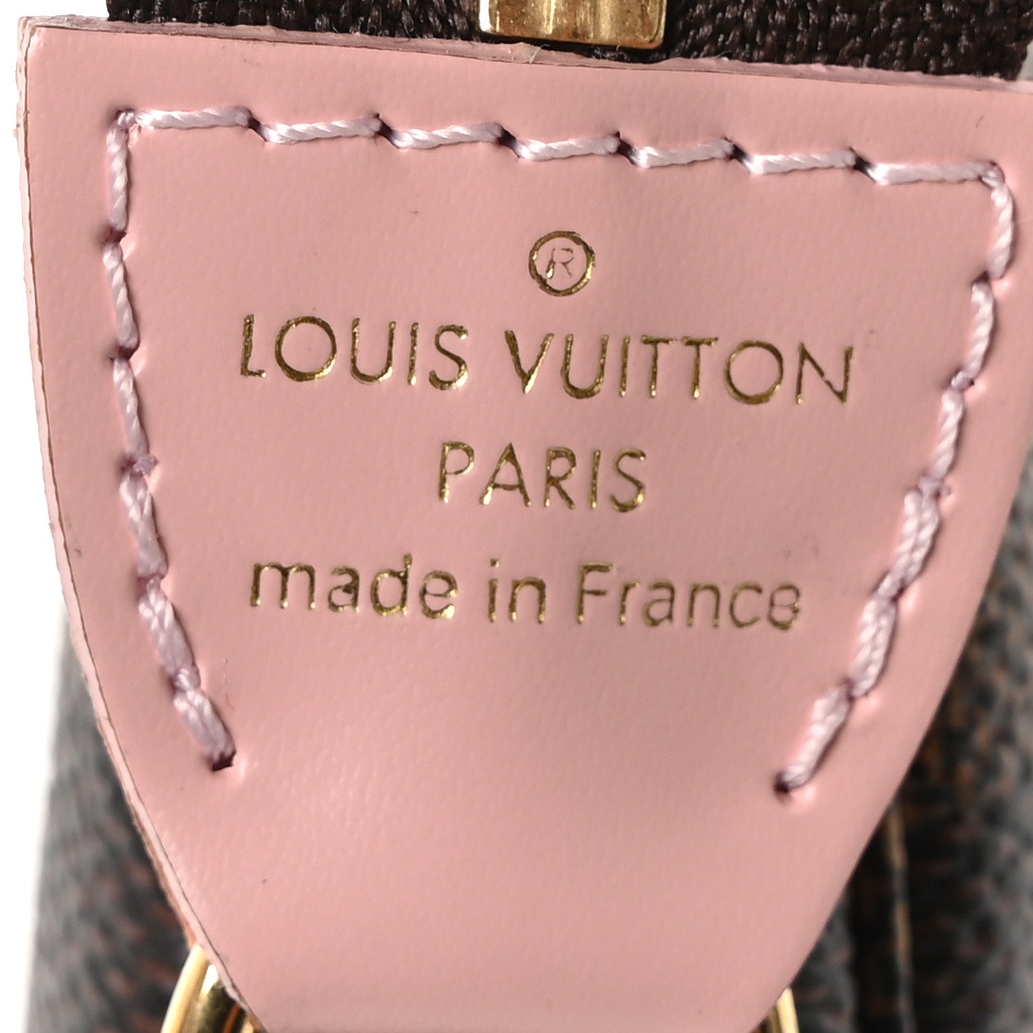 Louis Vuitton Damier Ebene 2020 Christmas Animation Big Wheel Mini Pochette Accessories Rose Ballerine