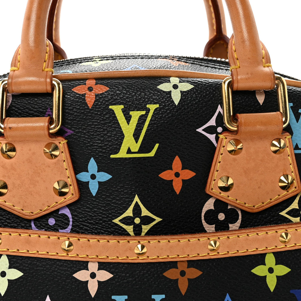 Louis Vuitton Monogram Multicolor Trouville Black