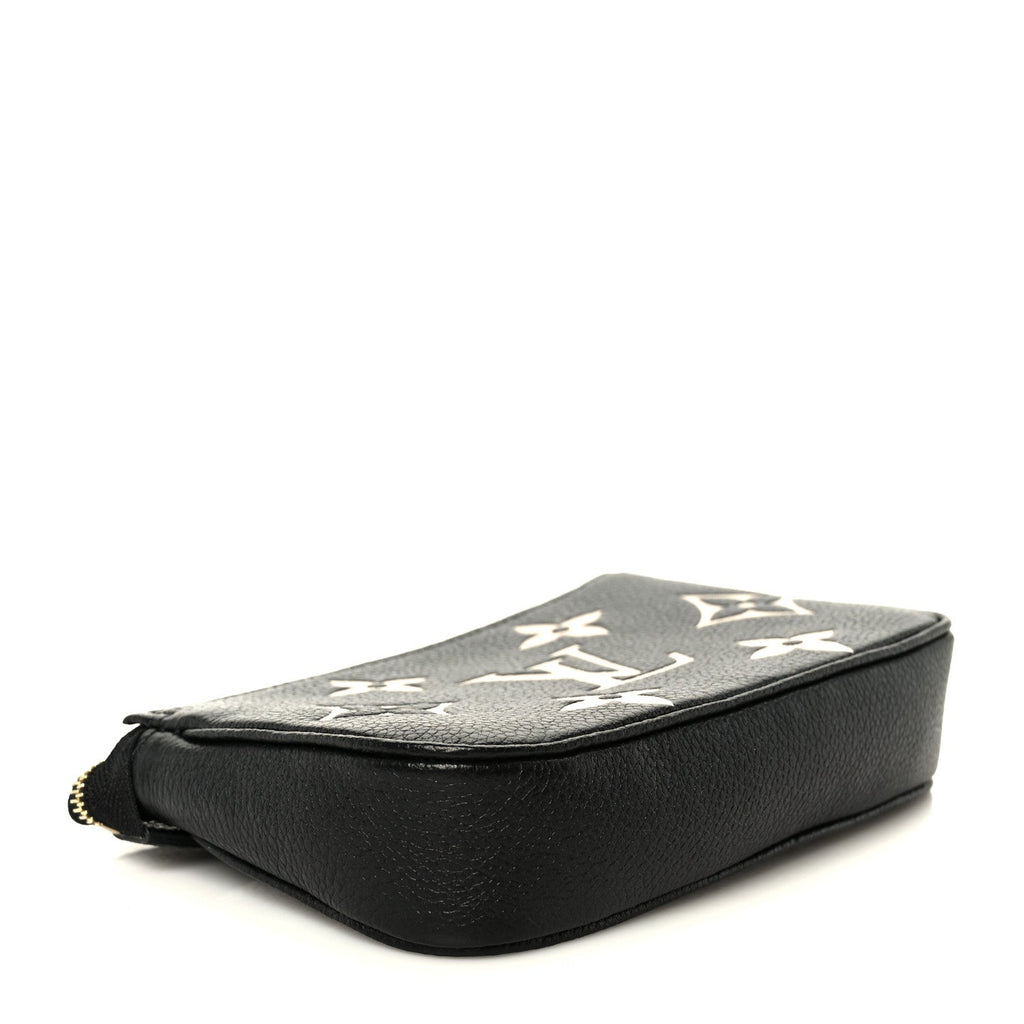 Louis Vuitton Empreinte Monogram Giant Mini Pochette Accessories Black