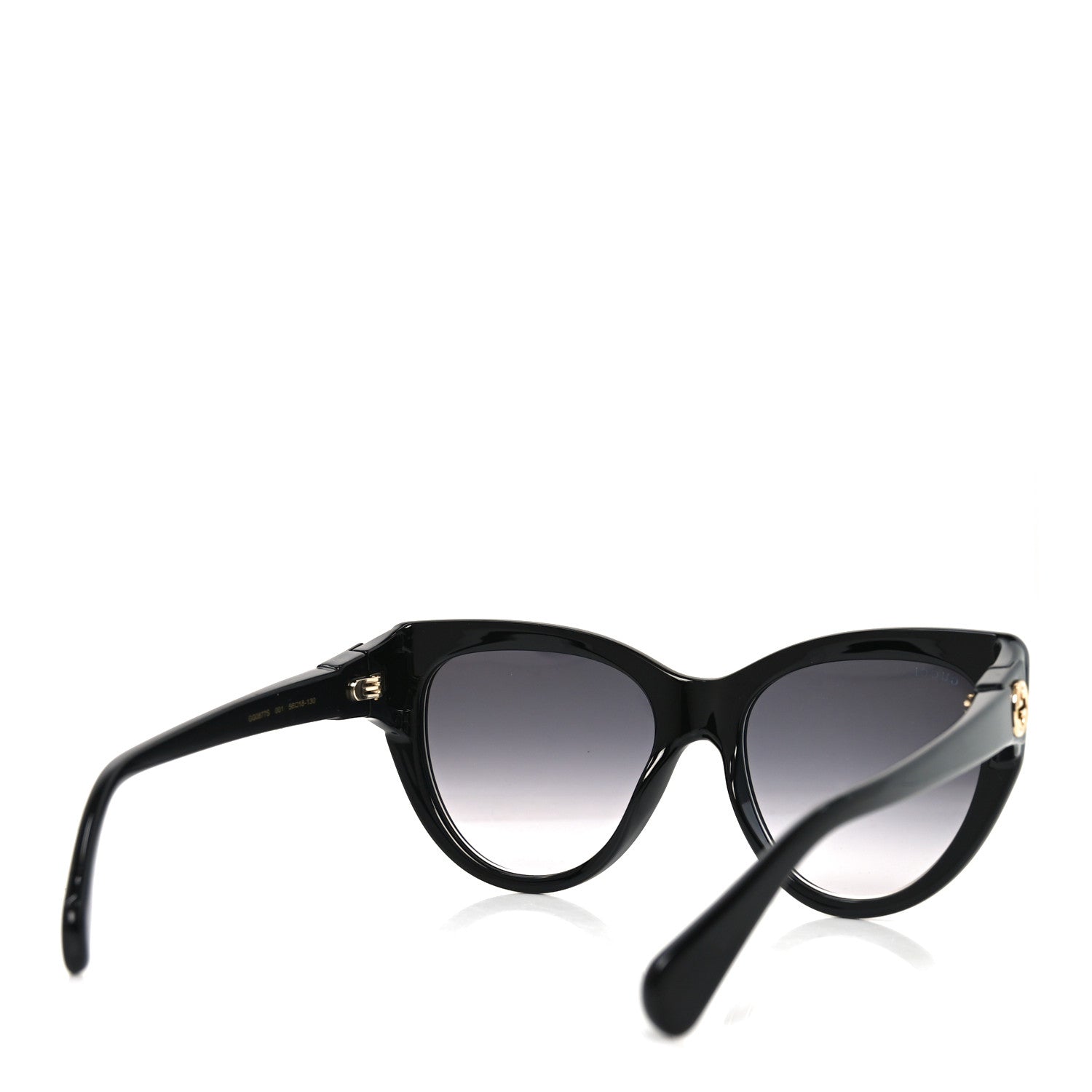 Gucci Acetate Cat Eye Sunglasses GG0877S Black