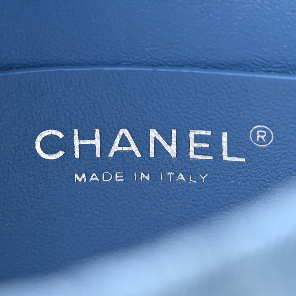 Chanel Denim Quilted Camellia Sweetheart Small Hobo Blue