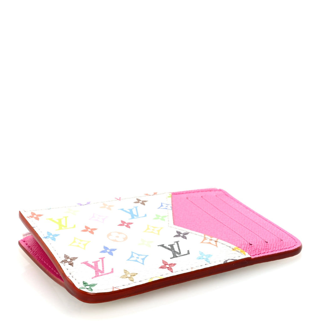 Louis Vuitton LV X TM Monogram Romy Card Holder Kawaii Pink