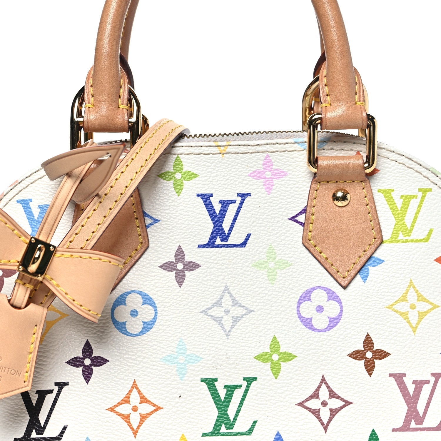 Louis Vuitton LV x TM Monogram Multicolor Alma BB White