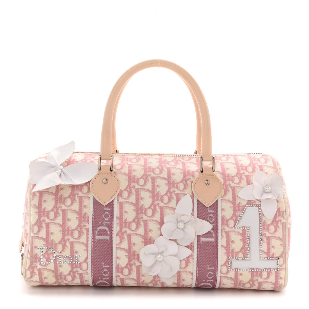 Christian Dior Monogram Girly Boston Pink