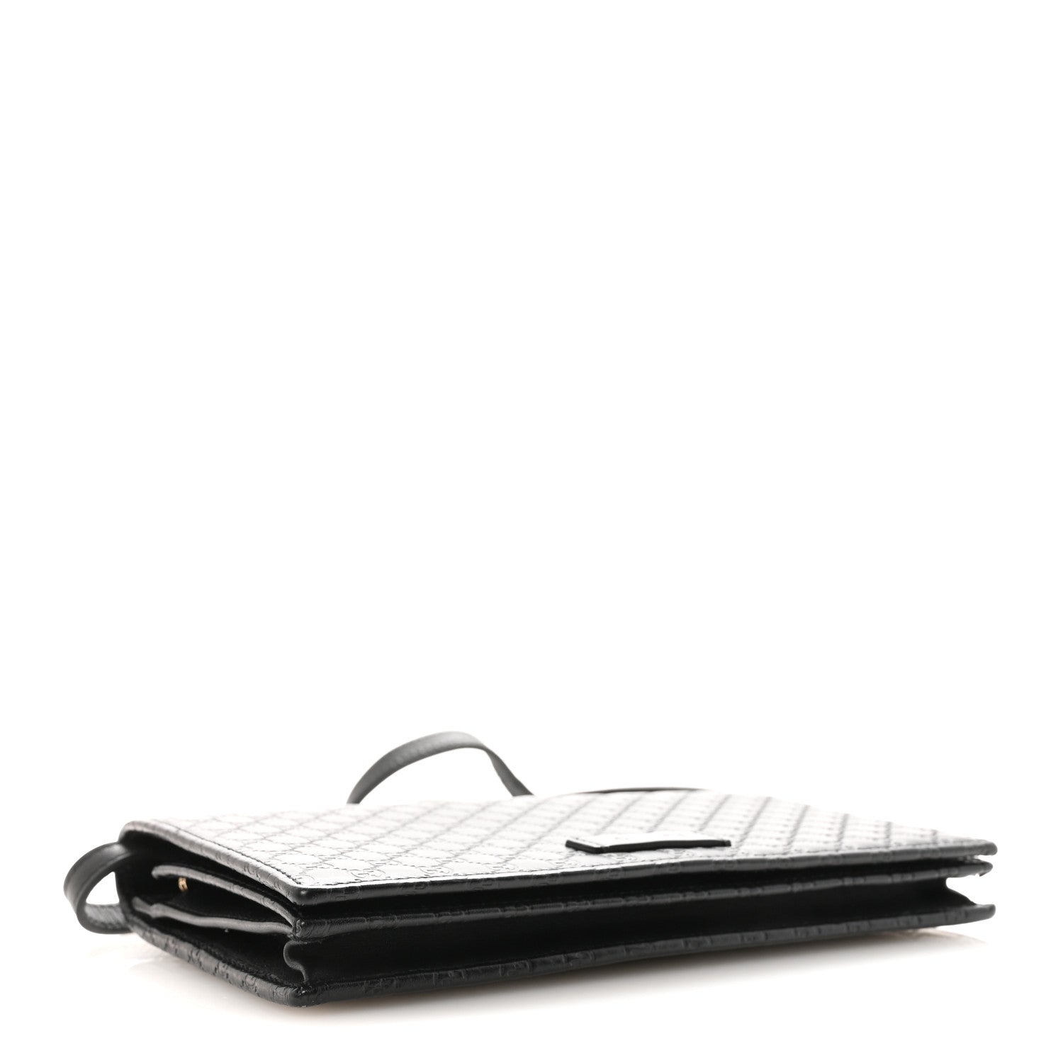 Gucci Microguccissima Crossbody Wallet Black
