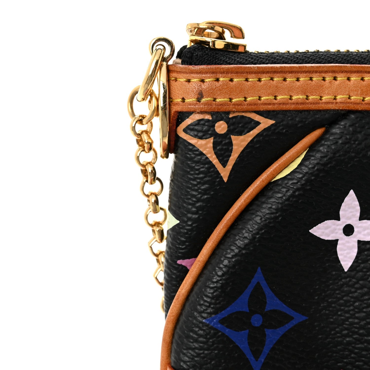 Louis Vuitton Monogram Multicolor Pochette Milla MM Black