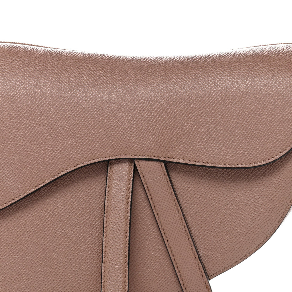 Christian Dior Grained Calfskin Saddle Bag Fard