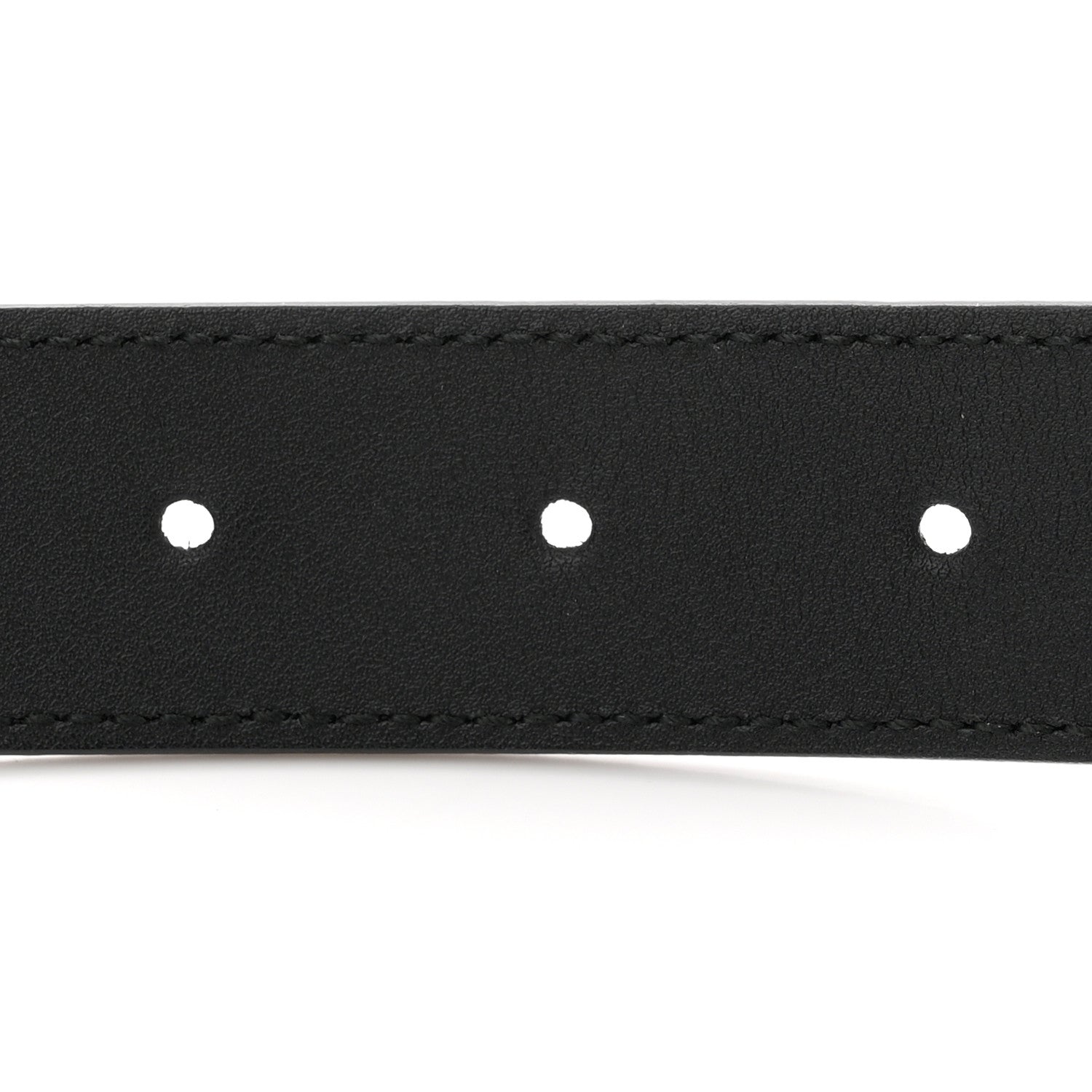 Gucci Calfskin Double G 30mm Belt 80 32 Black