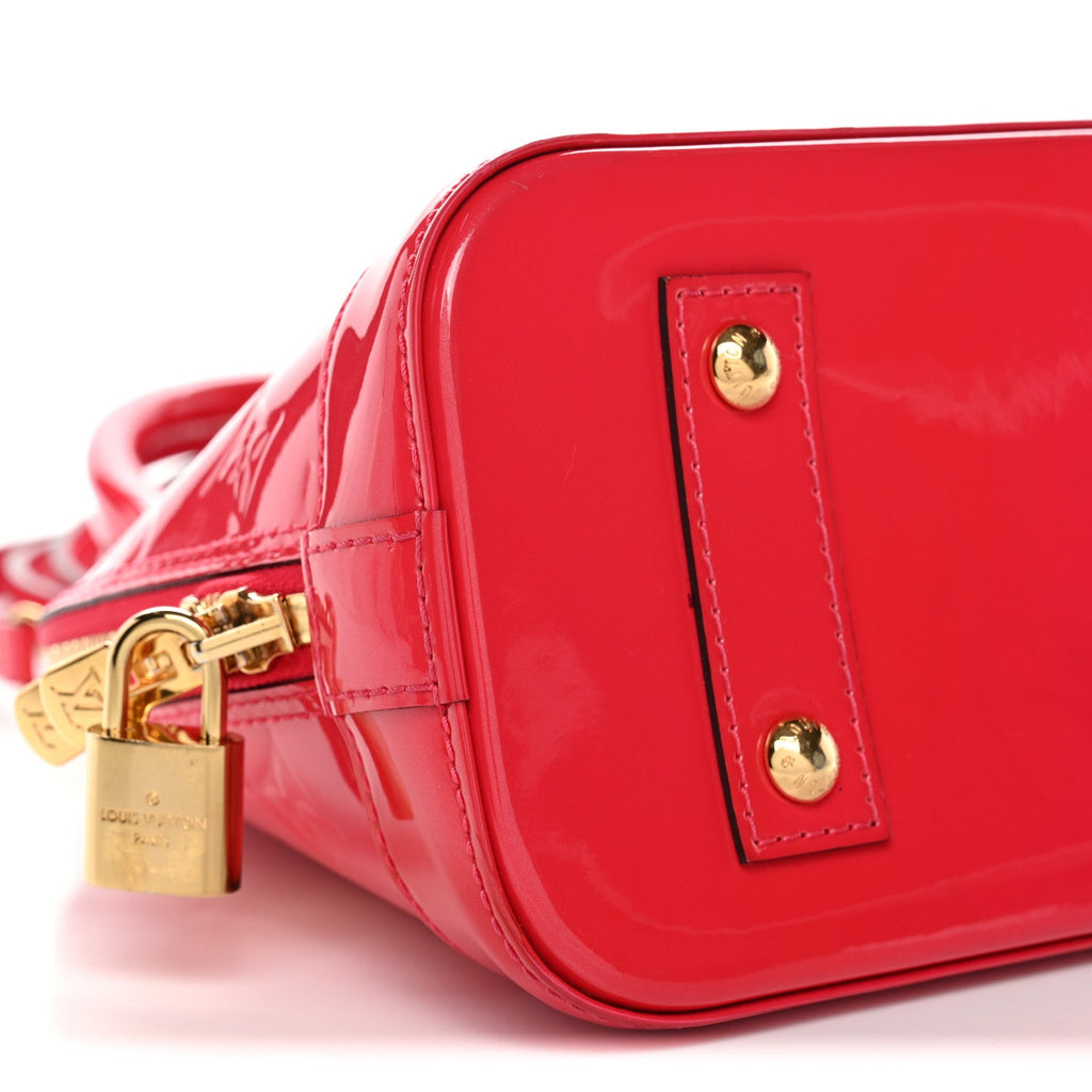 Louis Vuitton Vernis Alma BB Rose Indien