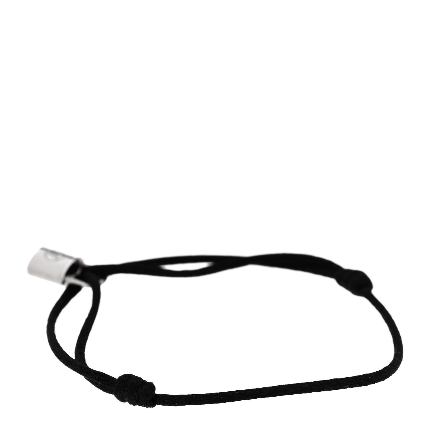 Louis Vuitton X UNICEF Sterling Silver Lockit Bracelet Black