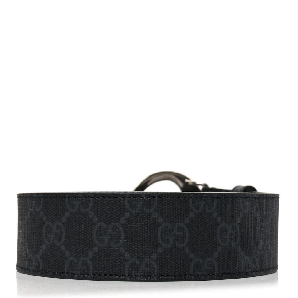 Gucci GG Supreme Monogram Blondie 40mm Belt 85 34 Black