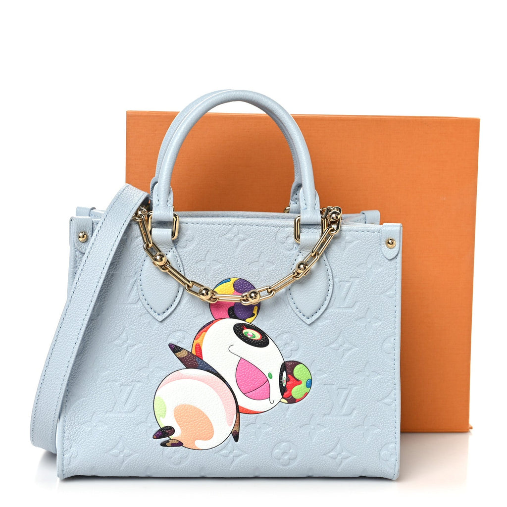 Louis Vuitton LV X TM Empreinte Monogram Superflat Onthego PM Washed Blue