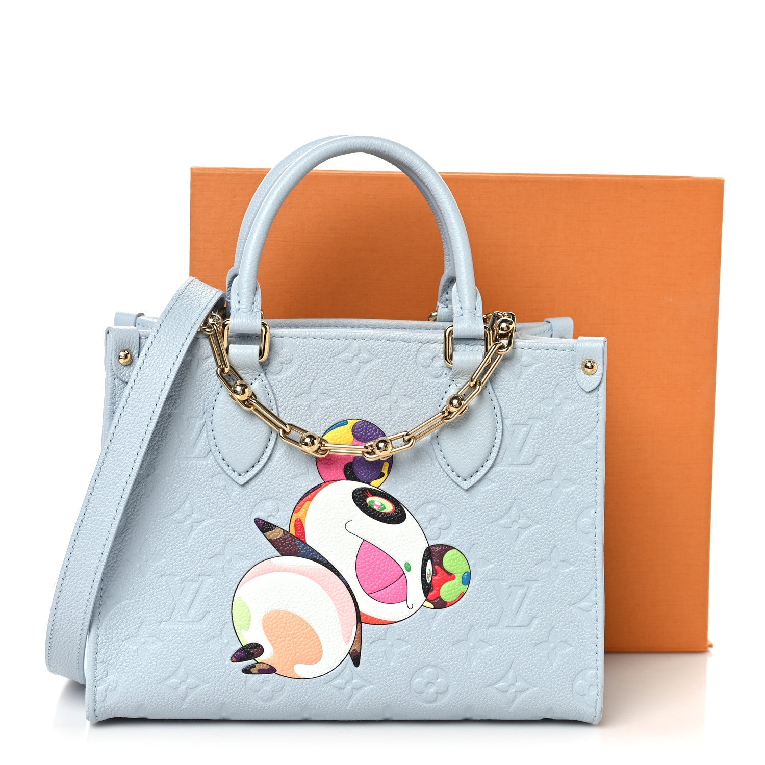 Louis Vuitton LV X TM Empreinte Monogram Superflat Onthego PM Washed Blue