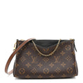 Louis Vuitton Monogram Pallas Clutch Black