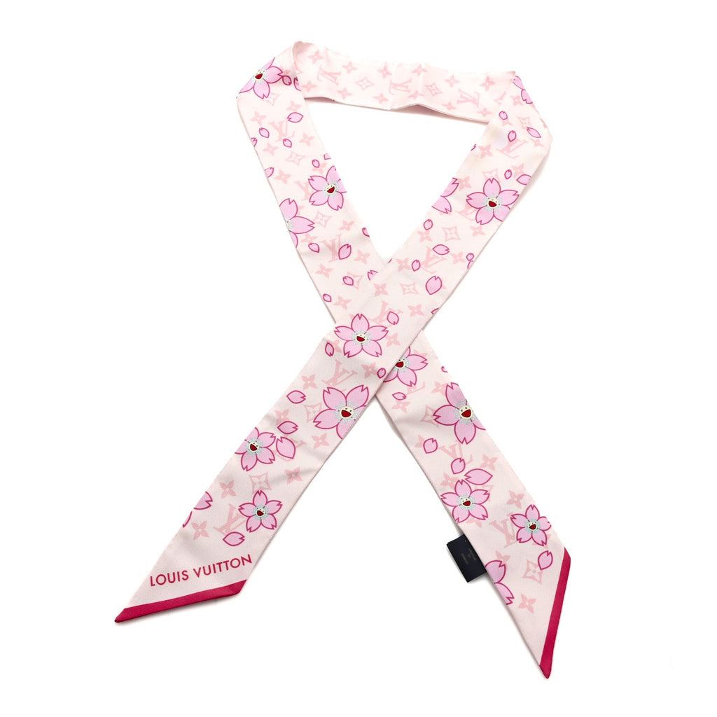 Louis Vuitton LV X TM Silk Monogram Cherry Blossom BB Bandeau Pink