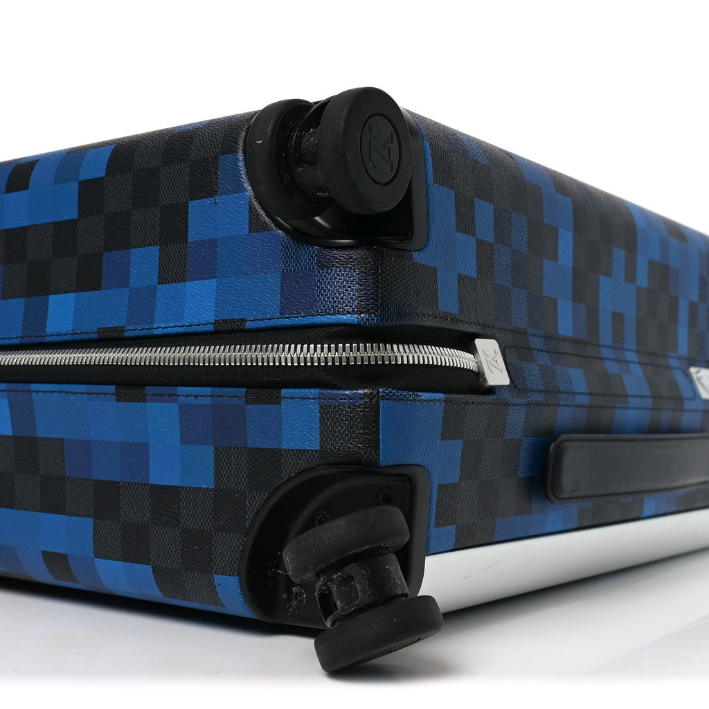 Louis Vuitton Damier Graphite Giant Pixel Horizon 55 Blue
