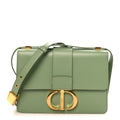 Christian Dior Smooth Calfskin 30 Montaigne Flap Bag Mint Green