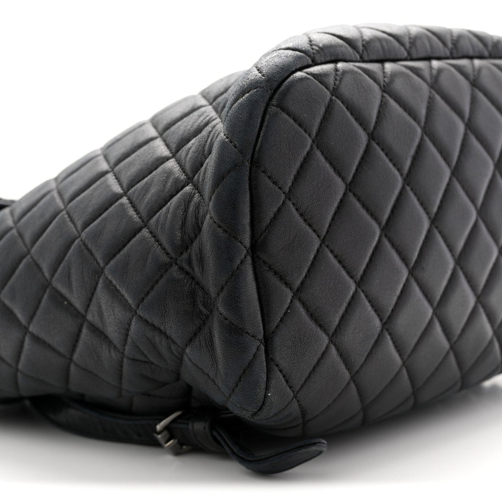 Chanel Calfskin Quilted Small Urban Spirit Backpack Black