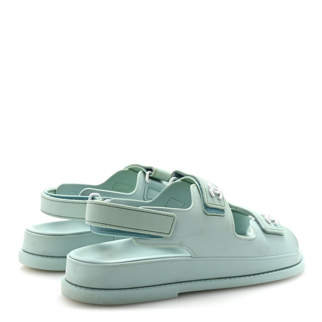 Rubber CC Dad Sandals 39 Light Blue