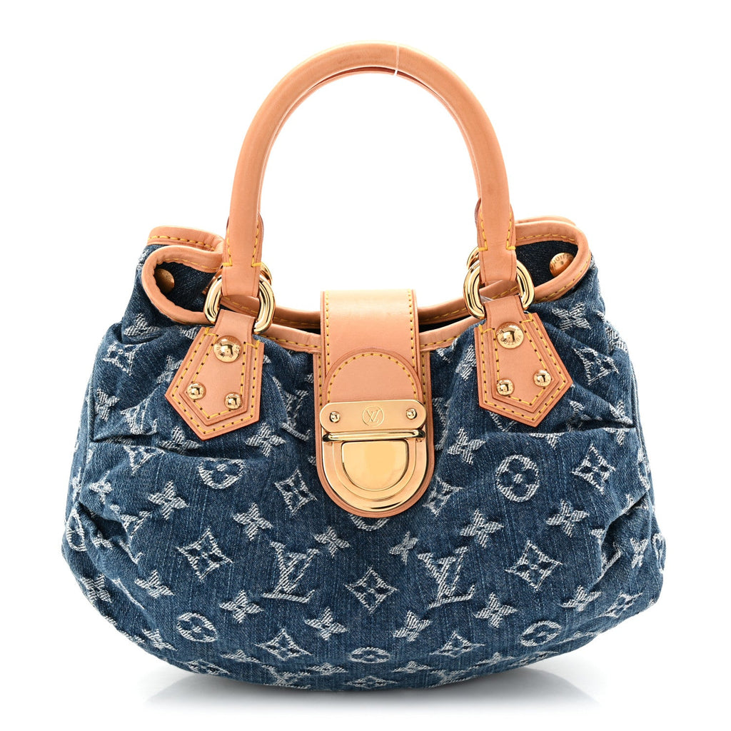 Louis Vuitton Monogram Denim Pleaty Blue