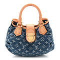 Louis Vuitton Monogram Denim Pleaty Blue