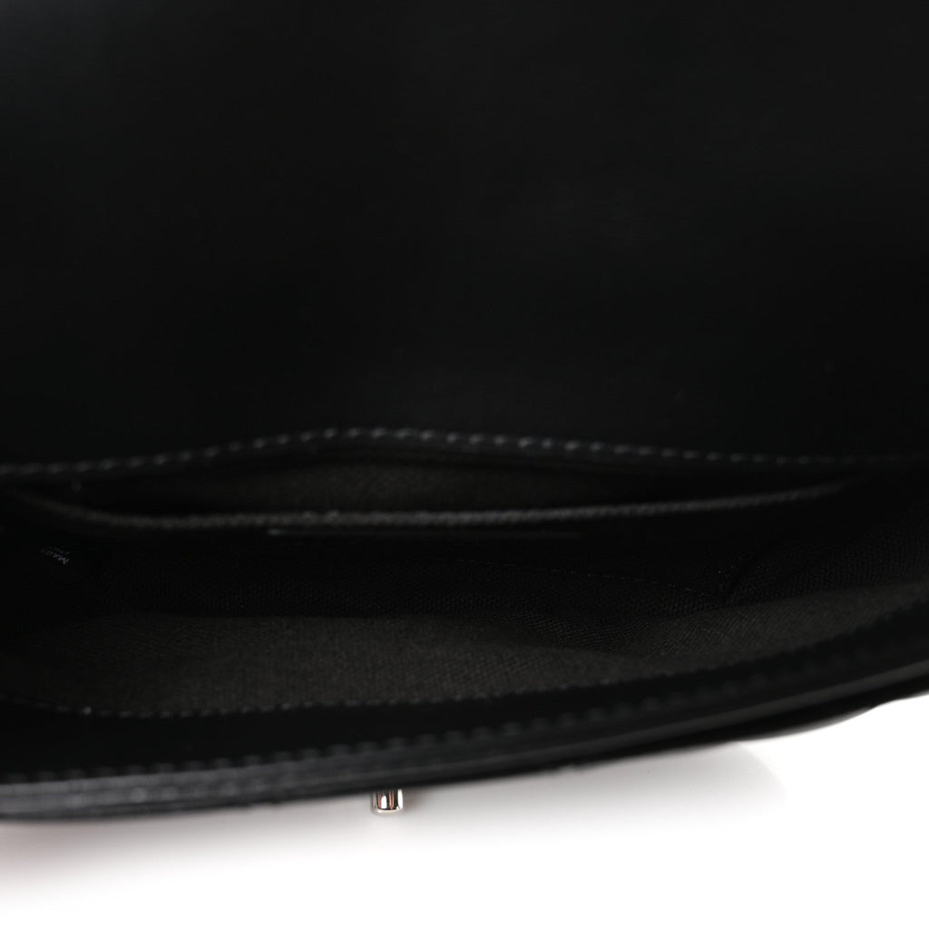 Chanel Calfskin Quilted CC Uniform Flap Belt Bag Black