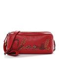 Chanel Calfskin Chain 20s Signature Bowling Bag Red