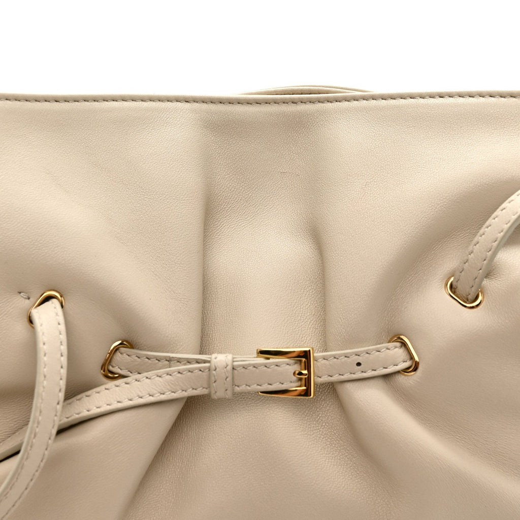Prada Nappa Small Dada Shoulder Bag Avorio