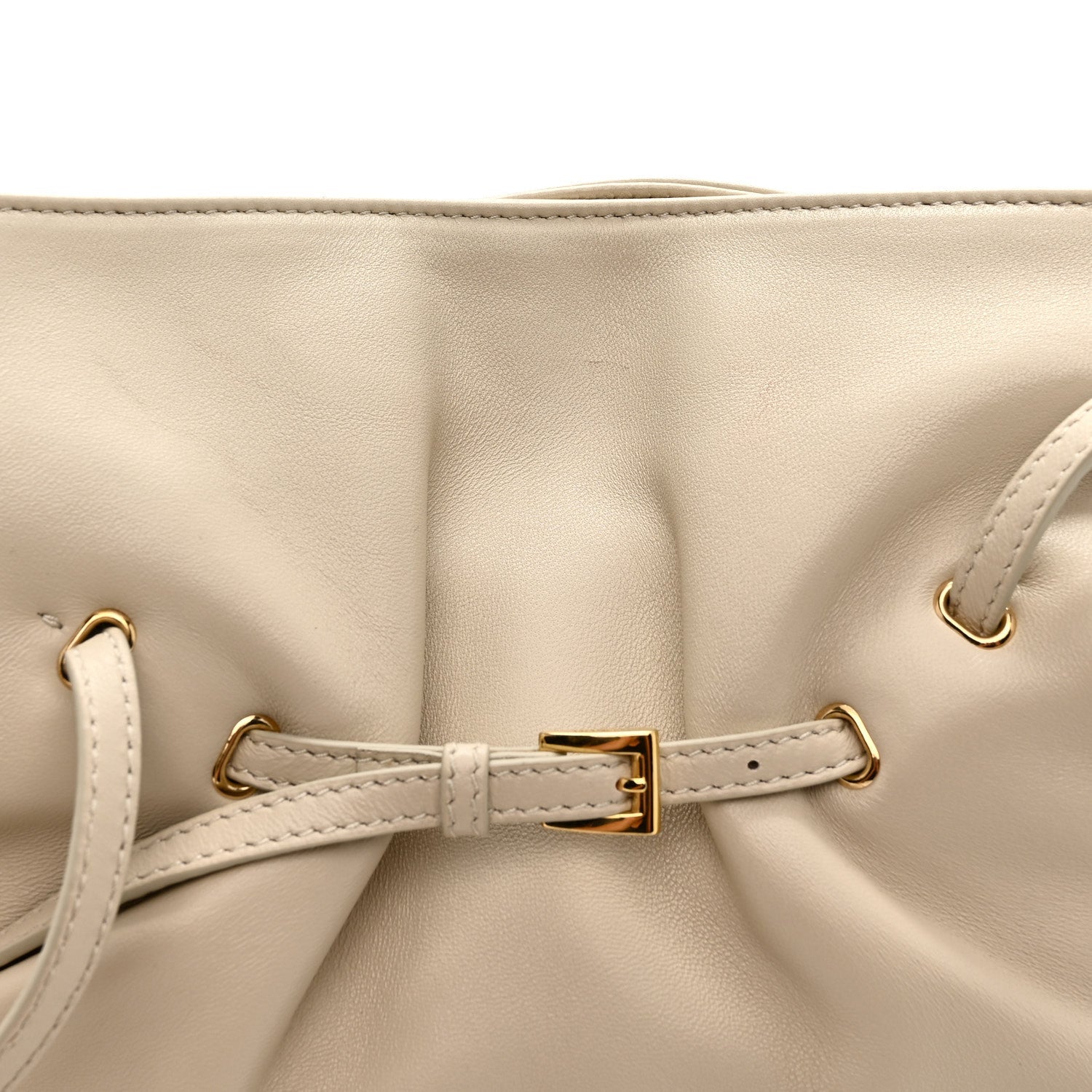 Prada Nappa Small Dada Shoulder Bag Avorio