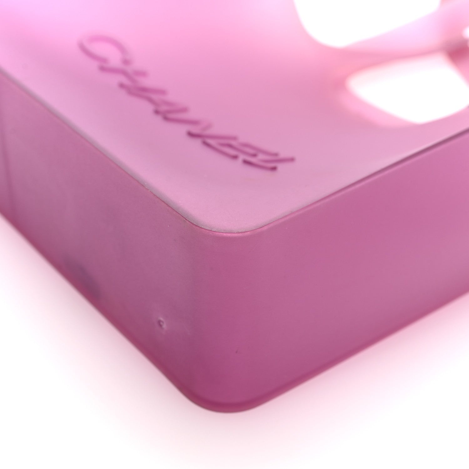 Chanel Jelly Rubber Tote Purple