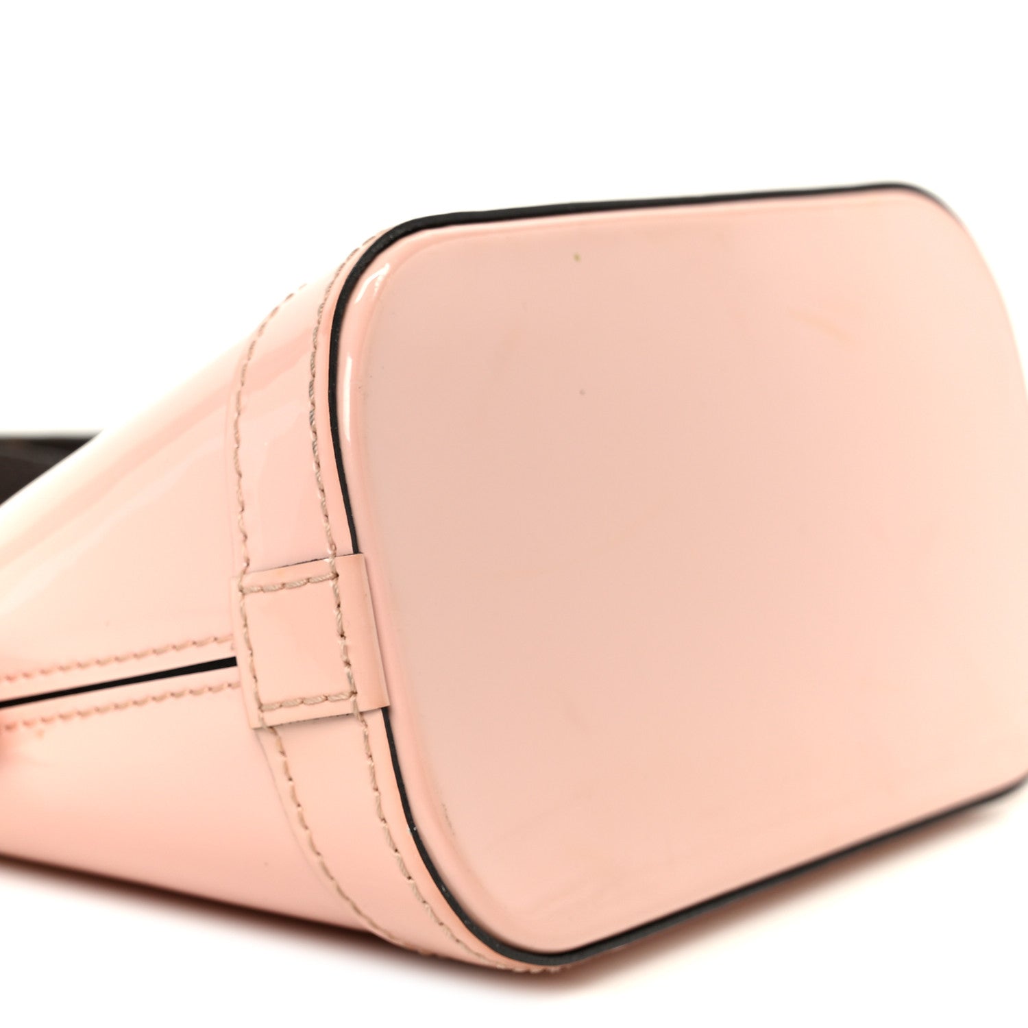 Louis Vuitton Vernis Monogram Alma Mini Rose Ballerine