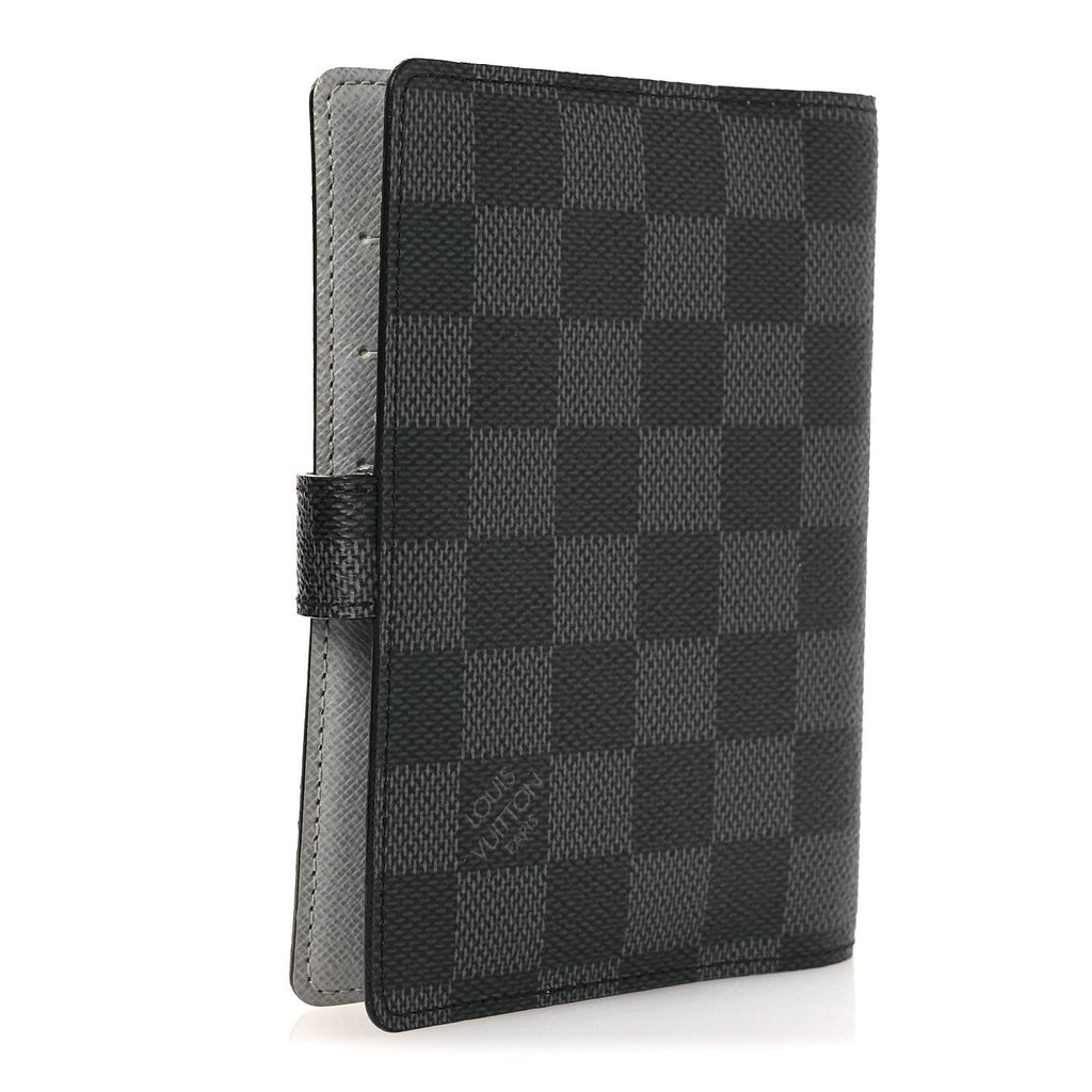 Louis Vuitton Damier Graphite Small Ring Trunks Agenda Cover