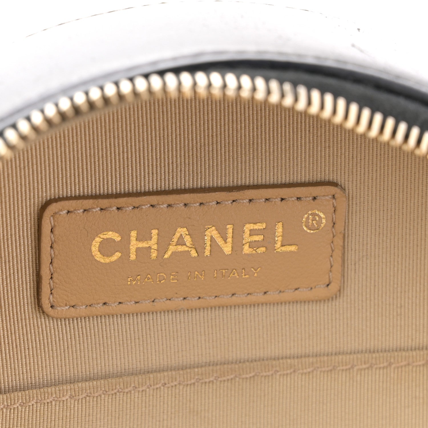 Chanel Glazed Calfskin Round As Earth Evening Bag Black