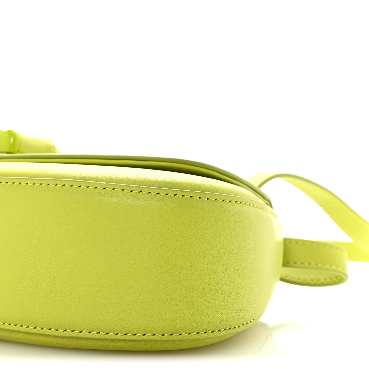 Gucci Calfskin Medium Bamboo Diva Green