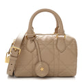 Christian Dior Calfskin Macrocannage Groove 20 Bag Biscuit