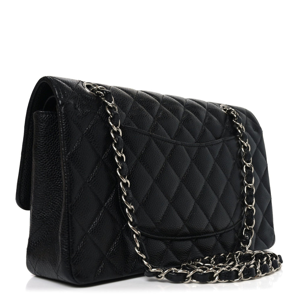 Chanel Caviar Quilted Medium Double Flap Black