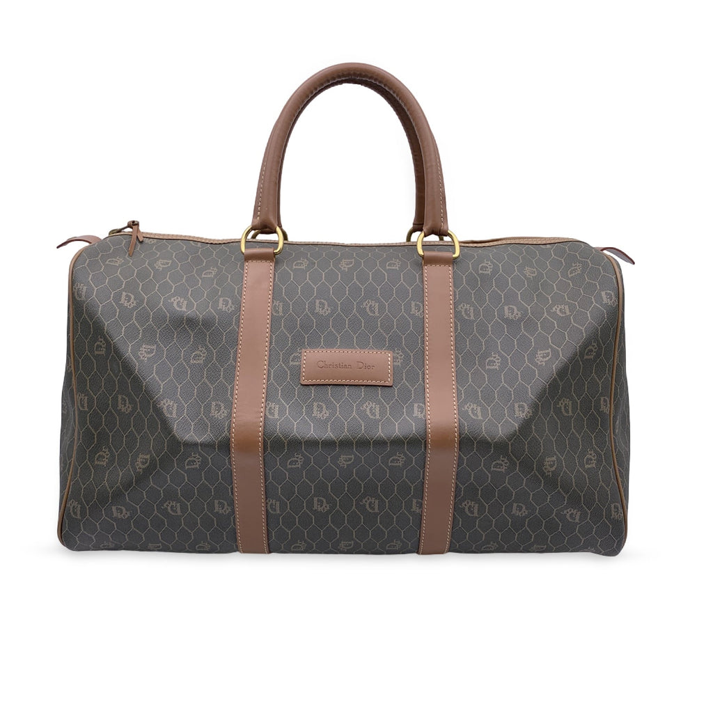 CHRISTIAN DIOR  Monogram Duffle Travel Unisex Bag Handbag