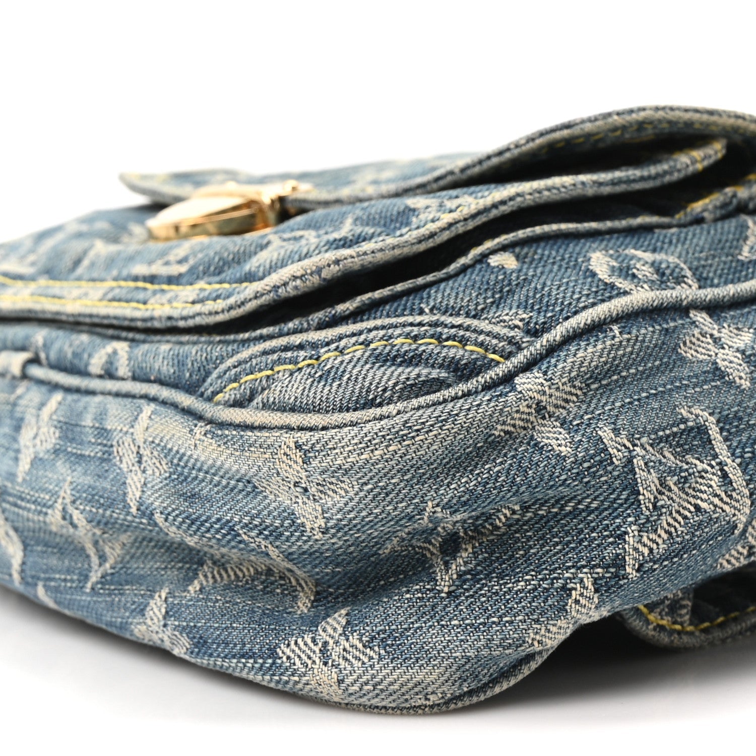 Louis Vuitton Monogram Denim Bum Bag Blue