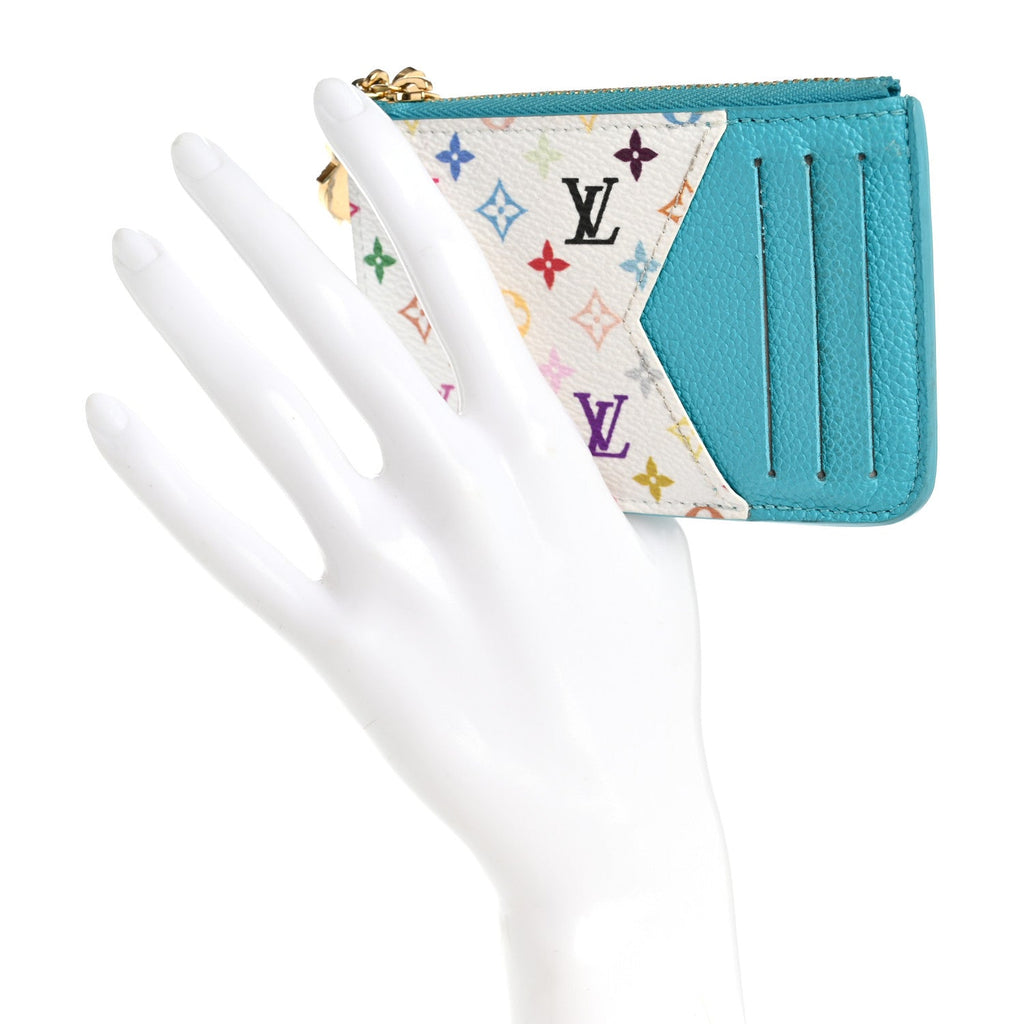 Louis Vuitton LV X TM Monogram Romy Card Holder Kabira Blue