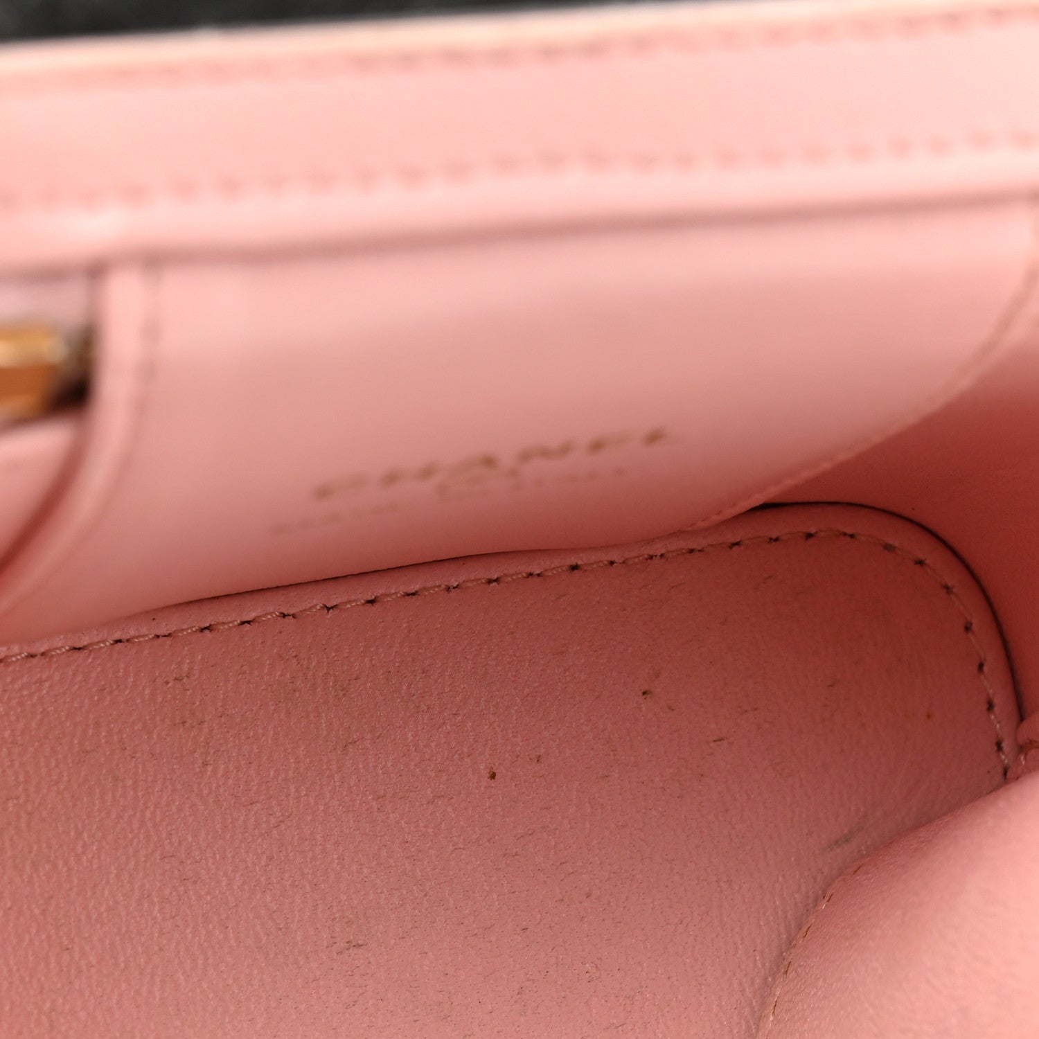 Chanel Lambskin Quilted Mini Sweet Camellia Vanity Case With Chain Pink