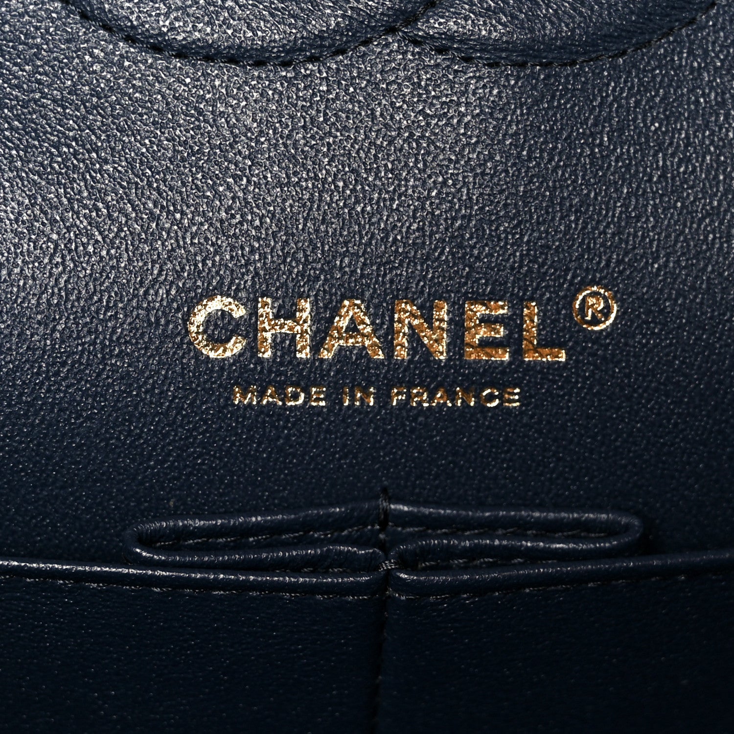 Chanel Caviar Quilted Medium Double Flap Navy