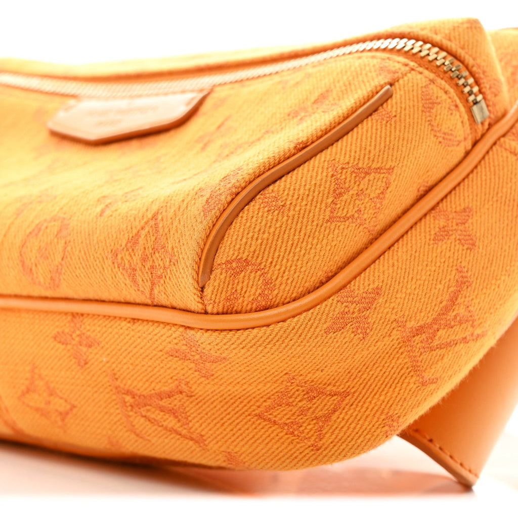 Louis Vuitton Denim Monogram Outdoor Bumbag Ocre