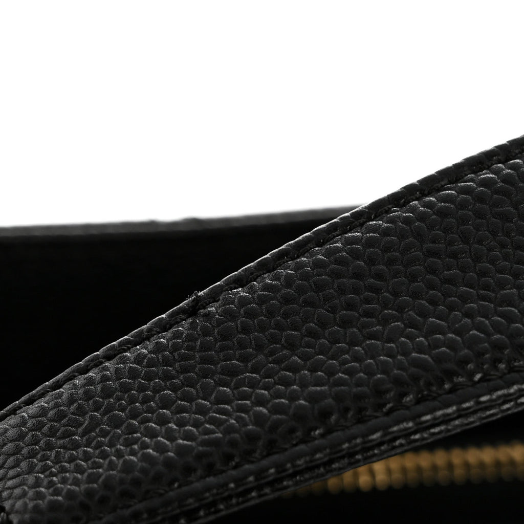 Chanel Caviar Quilted Grand Shopping Tote GST Black