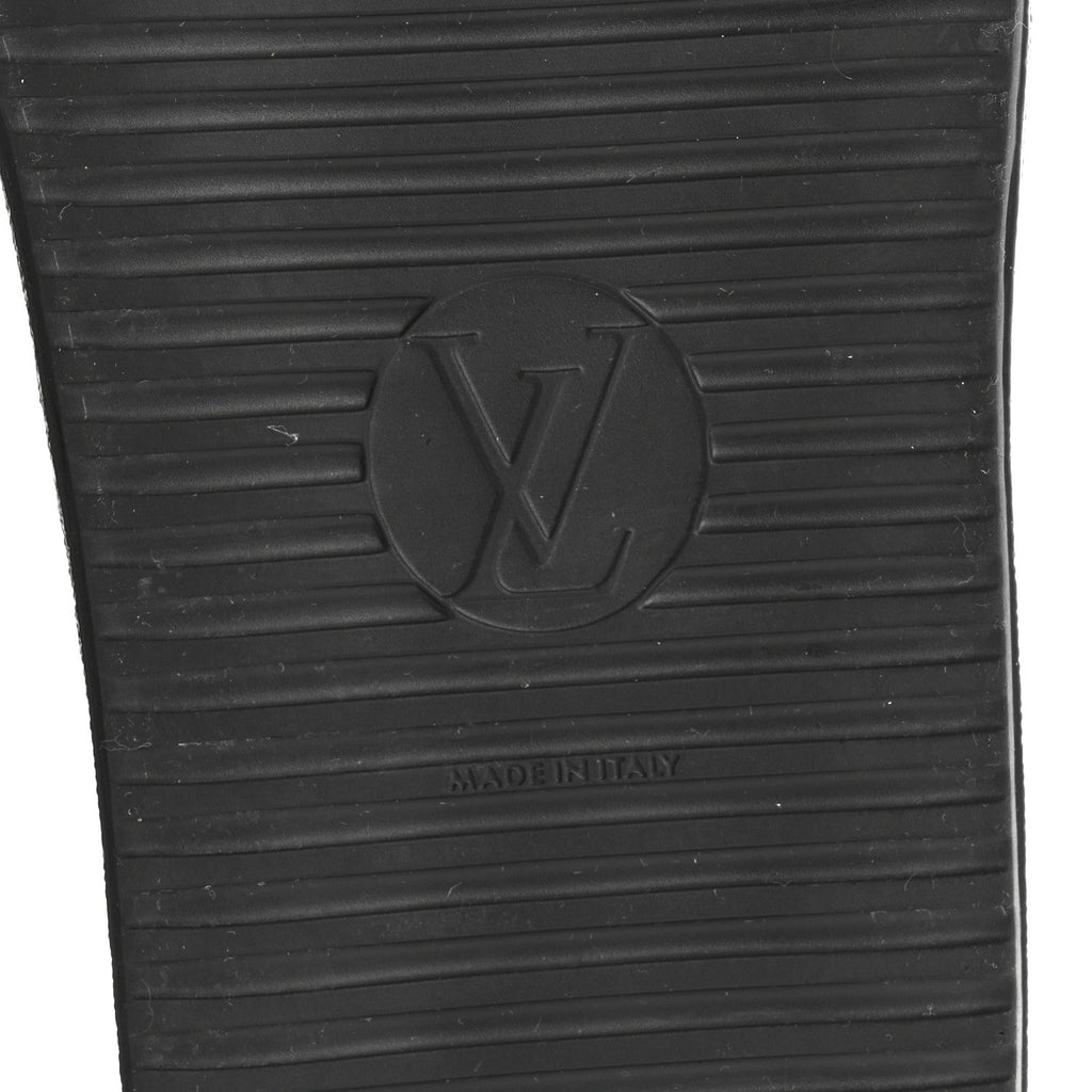 Louis Vuitton Calfskin Polar Flat Ankle Boots 38 Black