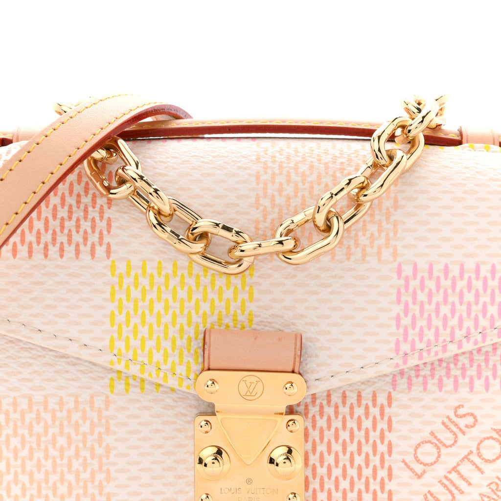 Louis Vuitton Damier Giant Pochette Metis East West Peach