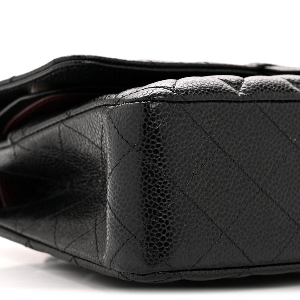 Chanel Caviar Quilted Medium Double Flap Black